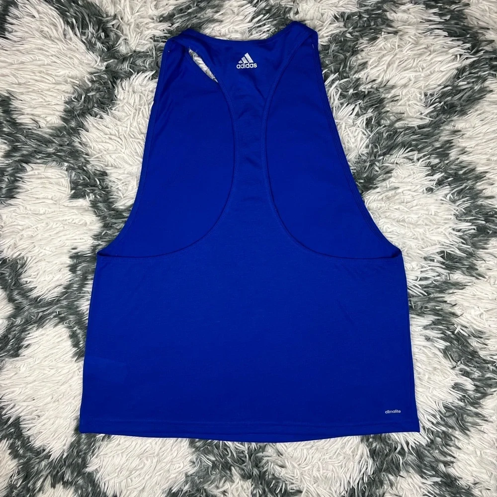 Adidas Men's Royal Blue Climalite Athletic Tank Size XL - Picture 9 of 10